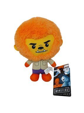 Universal Monsters Plush Wolfman Toy 7" Orange Hair By Toy Factory W/ Tag #S1-C
